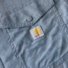 Camisas de cuadros de manguitos cortos de corte holgado Montana Bozeman para hombre
