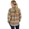 Camisas de franela de manguitos largos de corte holgado para mujer de la serie Tencel™ Fiber