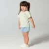 Camisas de manga corta con bolsillo tipo «Garden» para niña (niños pequeños/niños/jóvenes)