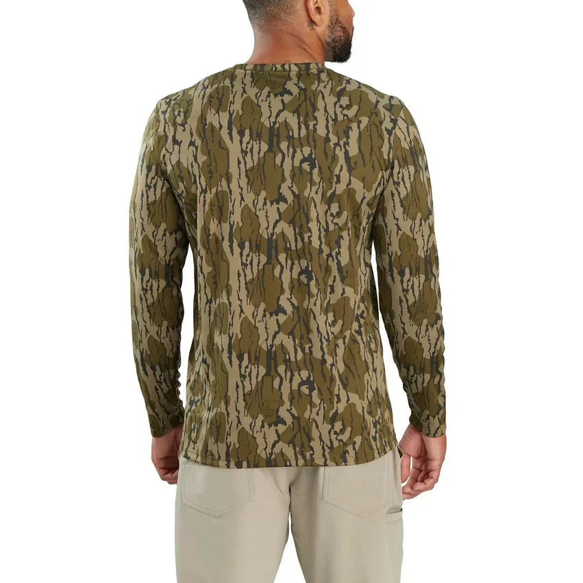 Camisas de manga larga de camuflaje Force Sun Defender UPF 50+ para hombre - Camisas de protección solar