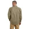 Camisas de manga larga de sarga de corte holgado para hombre