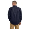 Camisas de manga larga de sarga de corte holgado para hombre