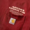 Camisas de manga larga para hombre de tejido grueso con diseño del Parque Nacional Arches