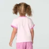 Camisas de manguitos con cuello redondo y estampado de perritos para niñas (niñas pequeñas/niños pequeños)