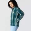 Camisas de mujer de la serie Tencel™ Fiber, de corte holgado y tejido de sarga a cuadros
