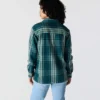 Camisas de mujer de la serie Tencel™ Fiber, de corte holgado y tejido de sarga a cuadros