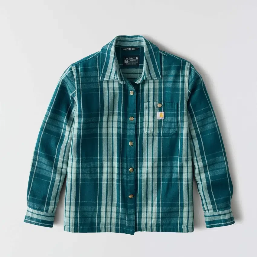 Camisas de mujer de la serie Tencel™ Fiber, de corte holgado y tejido de sarga a cuadros
