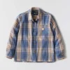Camisas de mujer de la serie Tencel™ Fiber, de corte holgado y tejido de sarga a cuadros