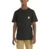 Camisas infantiles de manguitos cortos con bolsillo (niños pequeños/niños/jóvenes)