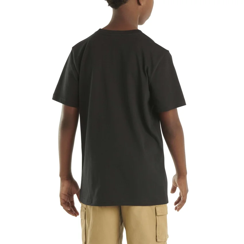Camisas infantiles de manguitos cortos con bolsillo (niños pequeños/niños/jóvenes)