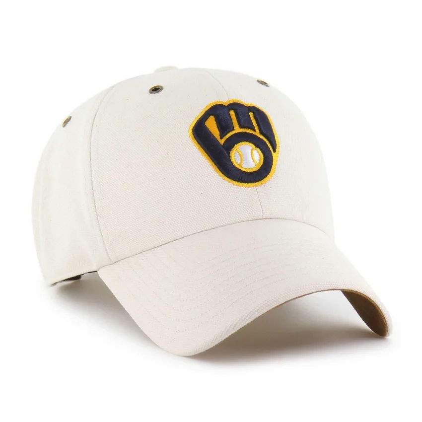 Camiseta de bateo «'47» sin teñir de los Milwaukee Brewers
