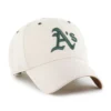 Camiseta de béisbol de los Athletics de 1947, sin teñir, modelo «Clean Up»