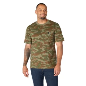 Camiseta de camuflaje de corte holgado Irvine para hombre