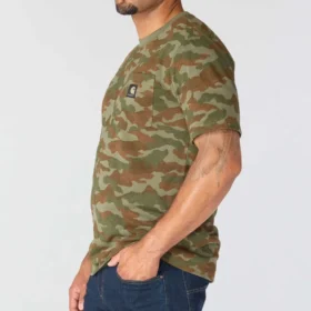 Camiseta de camuflaje de corte holgado Irvine para hombre