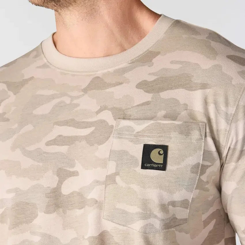Camiseta de camuflaje de corte holgado Irvine para hombre