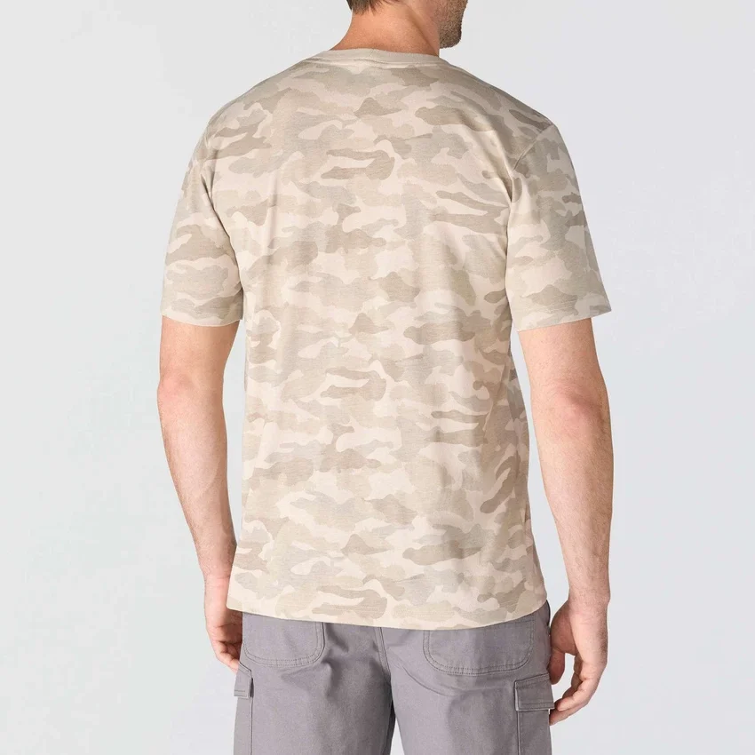 Camiseta de camuflaje de corte holgado Irvine para hombre