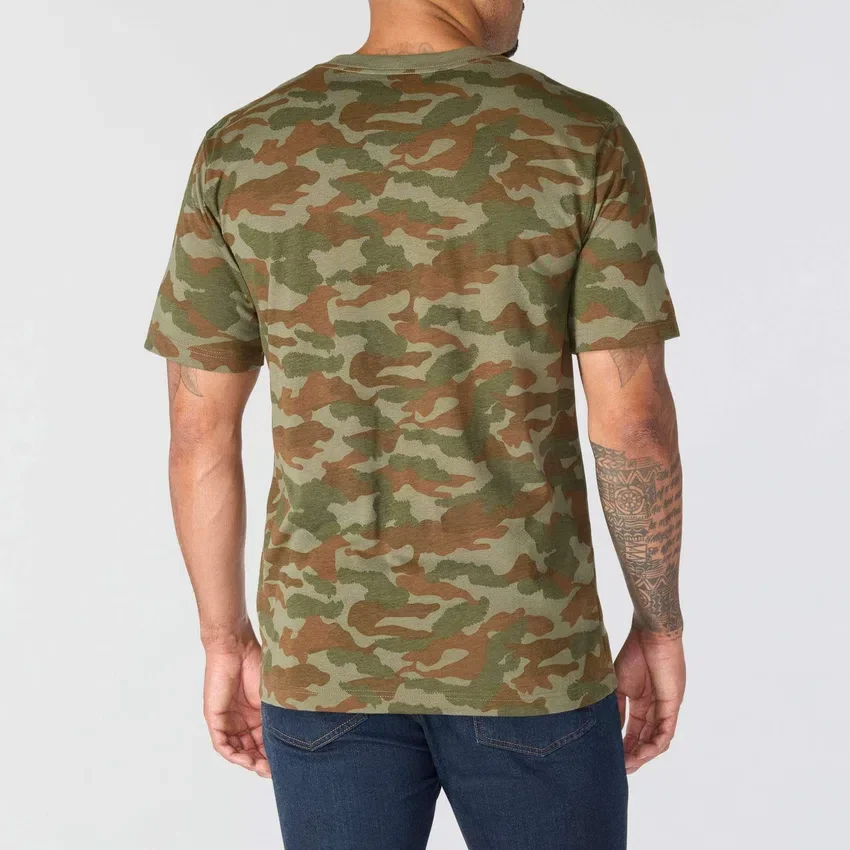 Camiseta de camuflaje de corte holgado Irvine para hombre