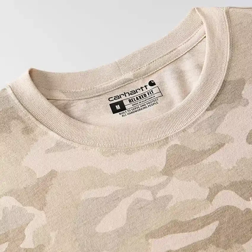Camiseta de camuflaje de corte holgado Irvine para hombre
