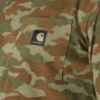 Camiseta de camuflaje de corte holgado Irvine para hombre