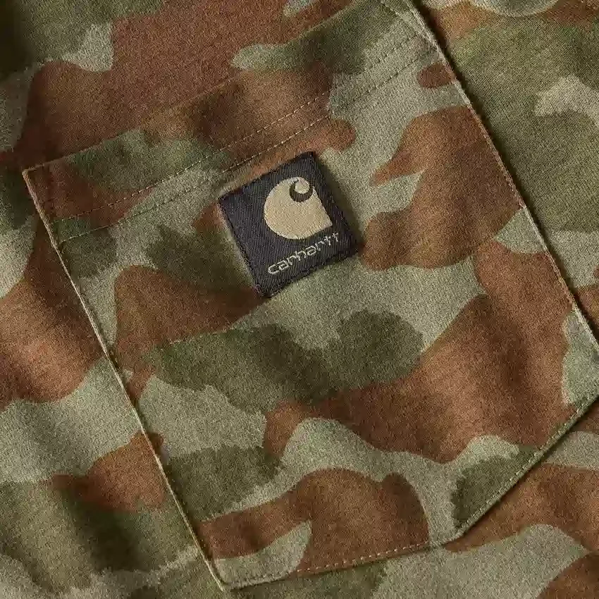 Camiseta de camuflaje de corte holgado Irvine para hombre