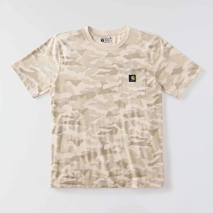 Camiseta de camuflaje de corte holgado Irvine para hombre