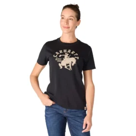 Camiseta de corte holgado para mujer Irvine con estampado ecuestre