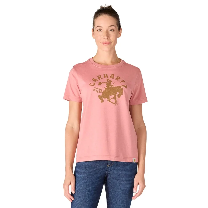 Camiseta de corte holgado para mujer Irvine con estampado ecuestre