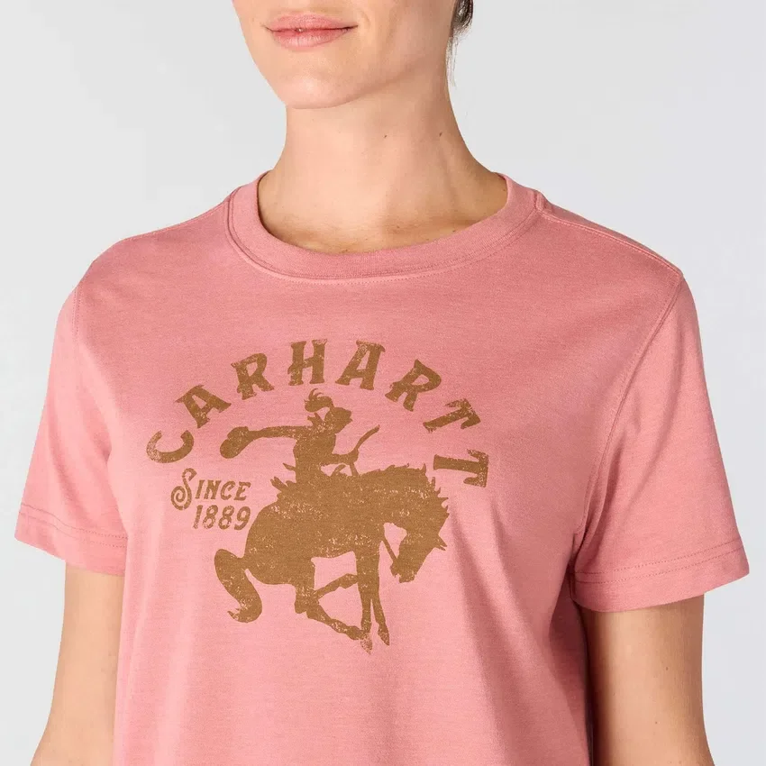 Camiseta de corte holgado para mujer Irvine con estampado ecuestre