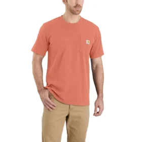 Camiseta de hombre Dearborn de corte holgado, tejido grueso y con bolsillos