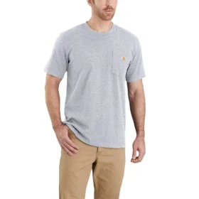 Camiseta de hombre Dearborn de corte holgado, tejido grueso y con bolsillos