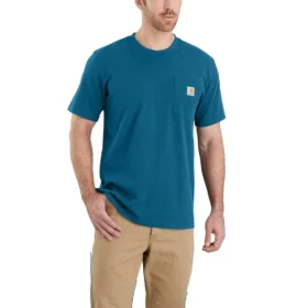 Camiseta de hombre Dearborn de corte holgado, tejido grueso y con bolsillos