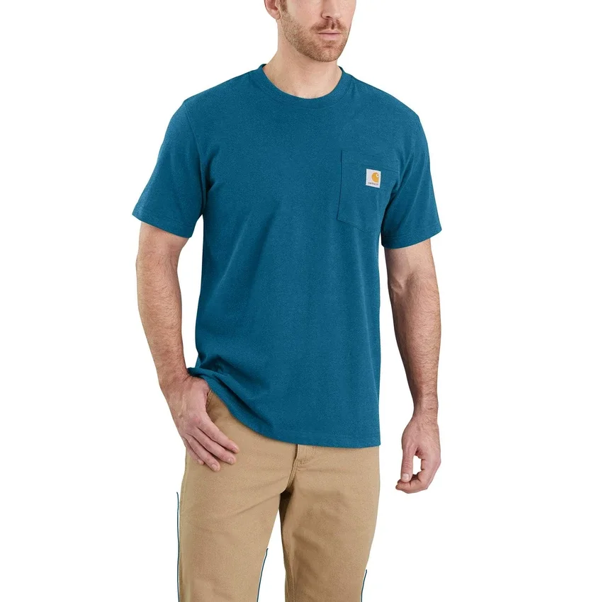 Camiseta de hombre Dearborn de corte holgado, tejido grueso y con bolsillos