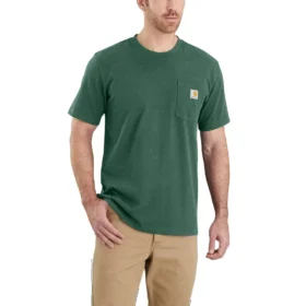 Camiseta de hombre Dearborn de corte holgado, tejido grueso y con bolsillos
