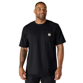 Camiseta de hombre Dearborn de corte holgado, tejido grueso y con bolsillos