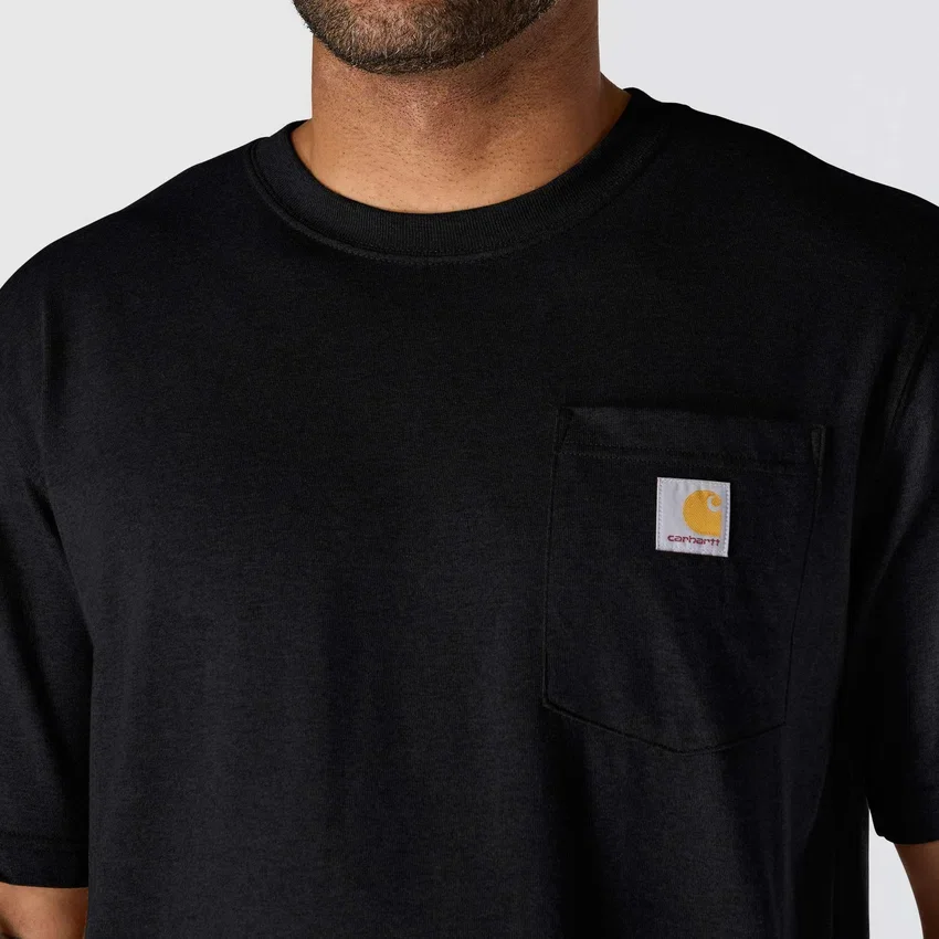 Camiseta de hombre Dearborn de corte holgado, tejido grueso y con bolsillos