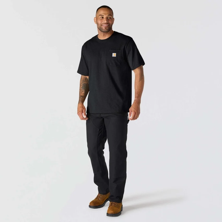 Camiseta de hombre Dearborn de corte holgado, tejido grueso y con bolsillos