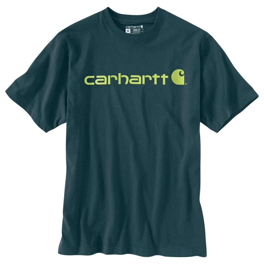 Camiseta de hombre Dearborn de corte holgado y tejido grueso con logotipo
