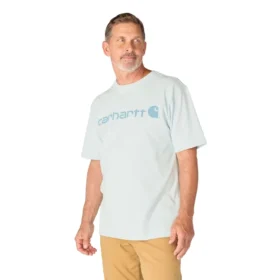 Camiseta de hombre Dearborn de corte holgado y tejido grueso con logotipo