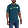Camiseta de hombre Dearborn de corte holgado y tejido grueso con logotipo