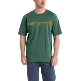 Camiseta de hombre Dearborn de corte holgado y tejido grueso con logotipo