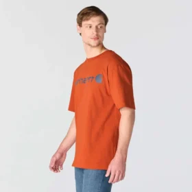 Camiseta de hombre Dearborn de corte holgado y tejido grueso con logotipo