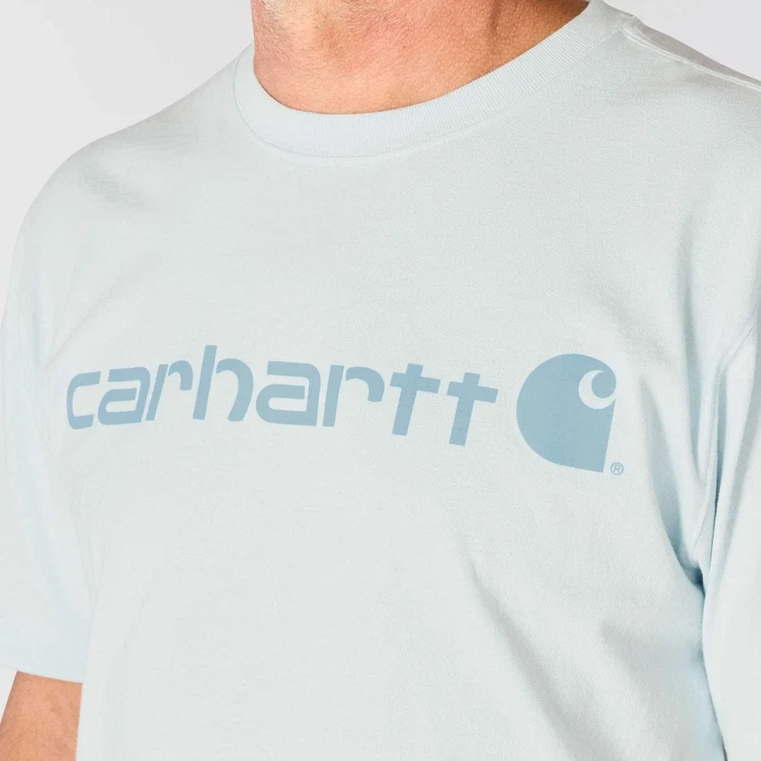 Camiseta de hombre Dearborn de corte holgado y tejido grueso con logotipo