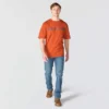 Camiseta de hombre Dearborn de corte holgado y tejido grueso con logotipo