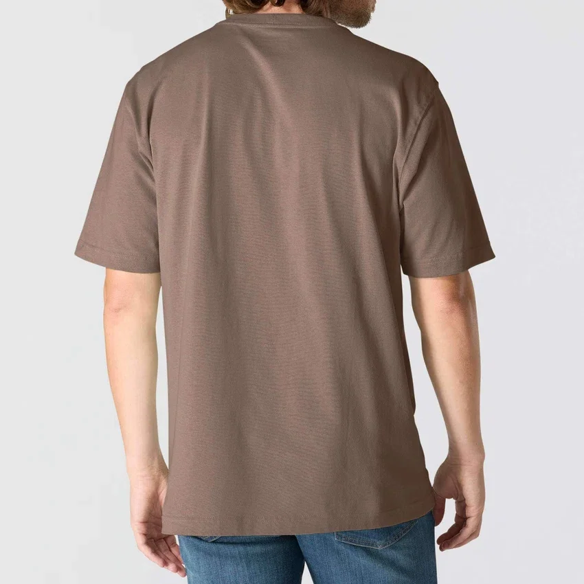 Camiseta de hombre Dearborn de corte holgado y tejido grueso con logotipo