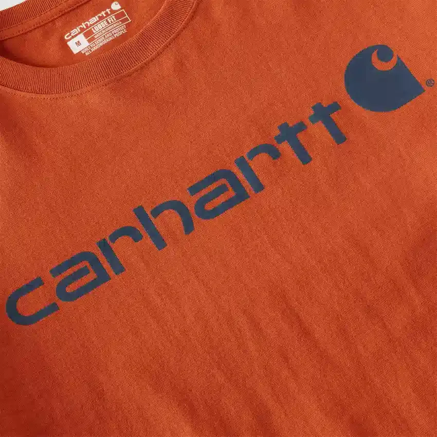 Camiseta de hombre Dearborn de corte holgado y tejido grueso con logotipo