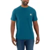 Camiseta de hombre Force de corte holgado con bolsillos y tecnología de absorción de la humedad