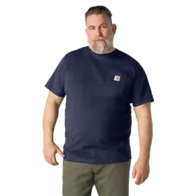 Camiseta de hombre Force de corte holgado con bolsillos y tecnología de absorción de la humedad