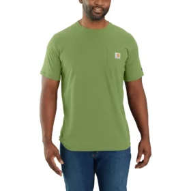 Camiseta de hombre Force de corte holgado con bolsillos y tecnología de absorción de la humedad