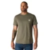 Camiseta de hombre Force de corte holgado con bolsillos y tecnología de absorción de la humedad