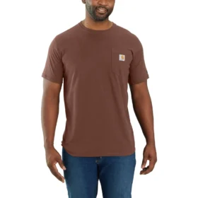 Camiseta de hombre Force de corte holgado con bolsillos y tecnología de absorción de la humedad